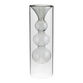 Gray Double Wall Glass Bubble Vase image number 0