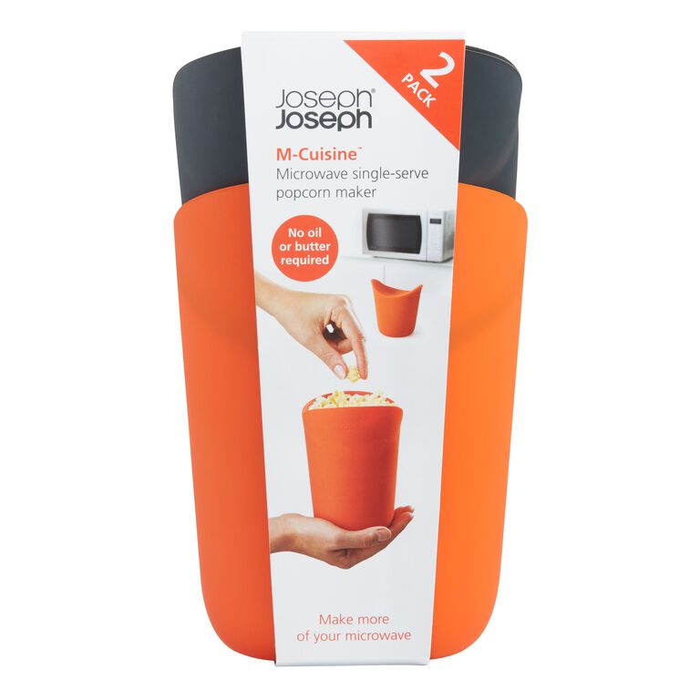 Joseph Joseph Silicone Microwave Popcorn Makers 2 Pack image number 1