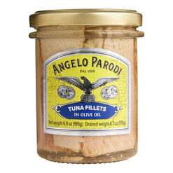 Angelo Parodi Yellowfin Tuna Fillets in Olive Oil Jar