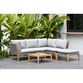Gryffin Rope Outdoor Sectional Sofa With Coffee Table image number 1