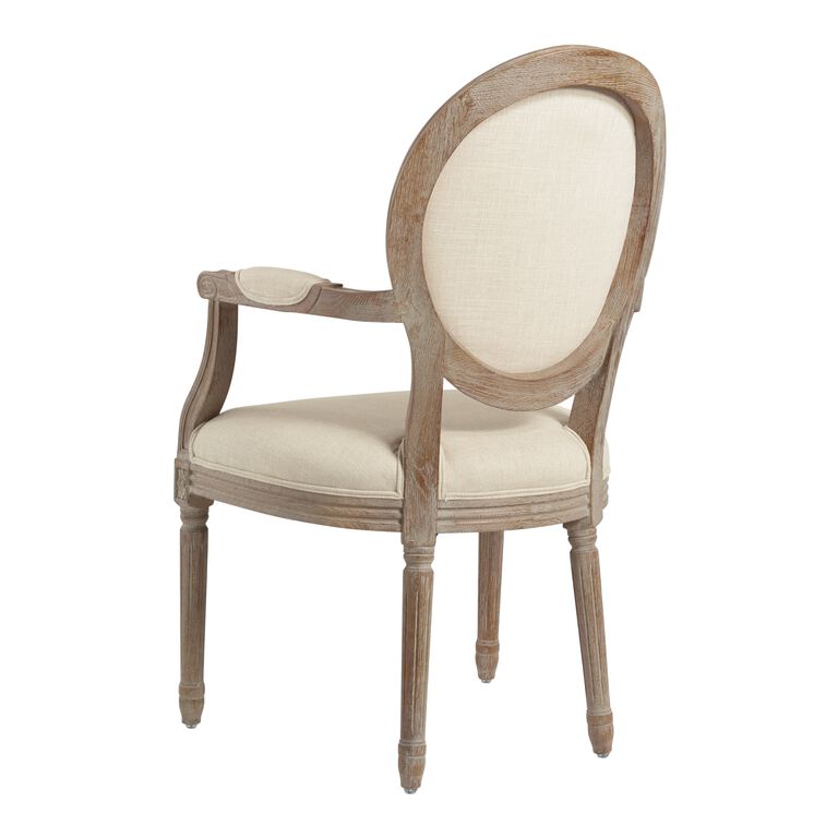Paige Round Back Upholstered Dining Armchair image number 5