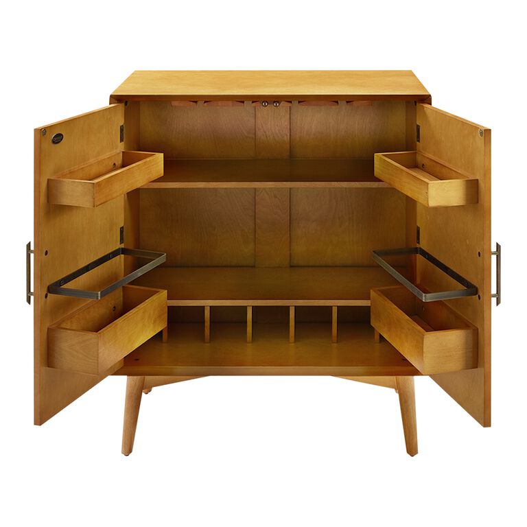 Lyssa Acorn Wood Bar Cabinet image number 3