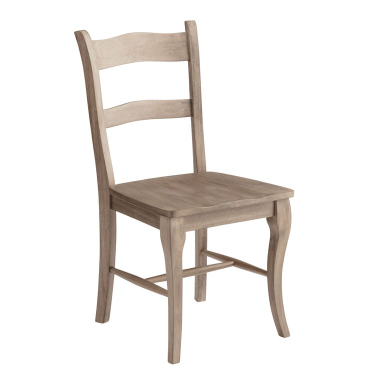 Jozy Weathered Gray Wood Dining Chair Set of 2 image number 1