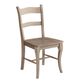 Jozy Weathered Gray Wood Dining Chair Set of 2