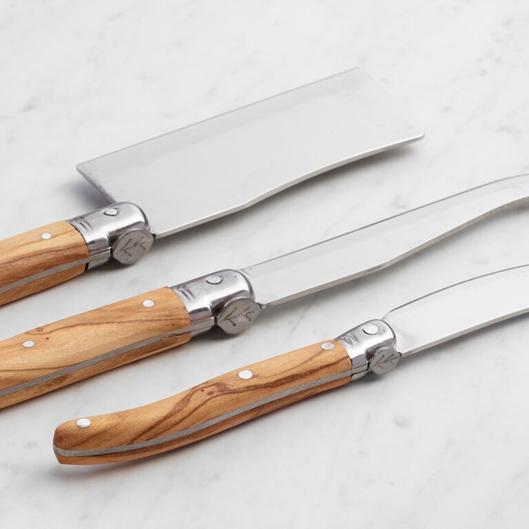 Olive Wood Cheese Knives 3 Piece Set image number 3