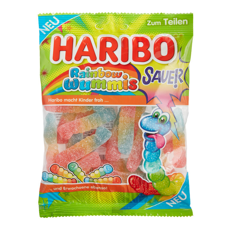 Haribo Sour Rainbow Wummis Gummy Candy Set Of 2 image number 1