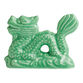 Green Ceramic Dragon Figural Chopstick Rest Set of 2 image number 0