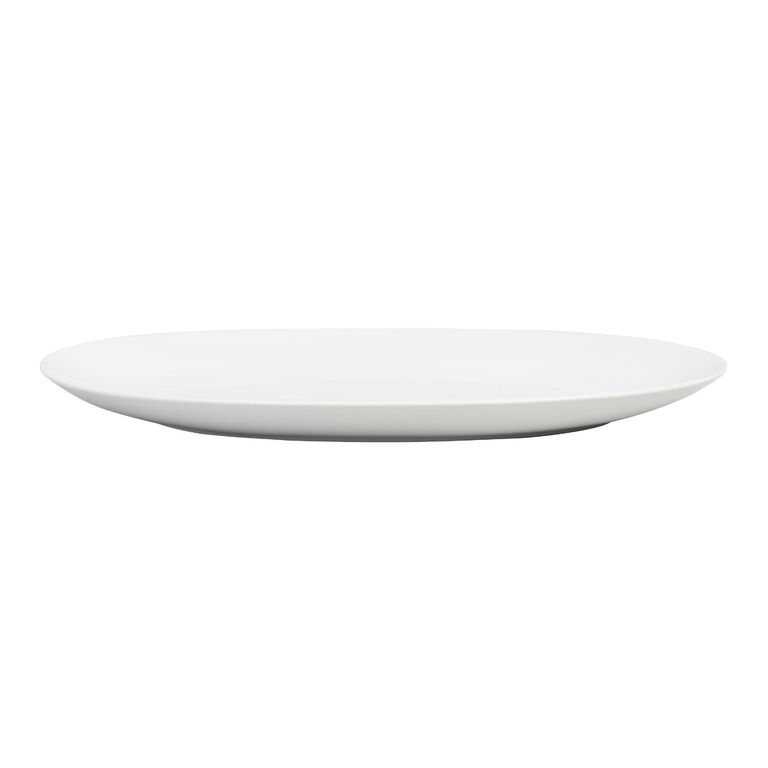 Coupe White Porcelain Serving Platter image number 3