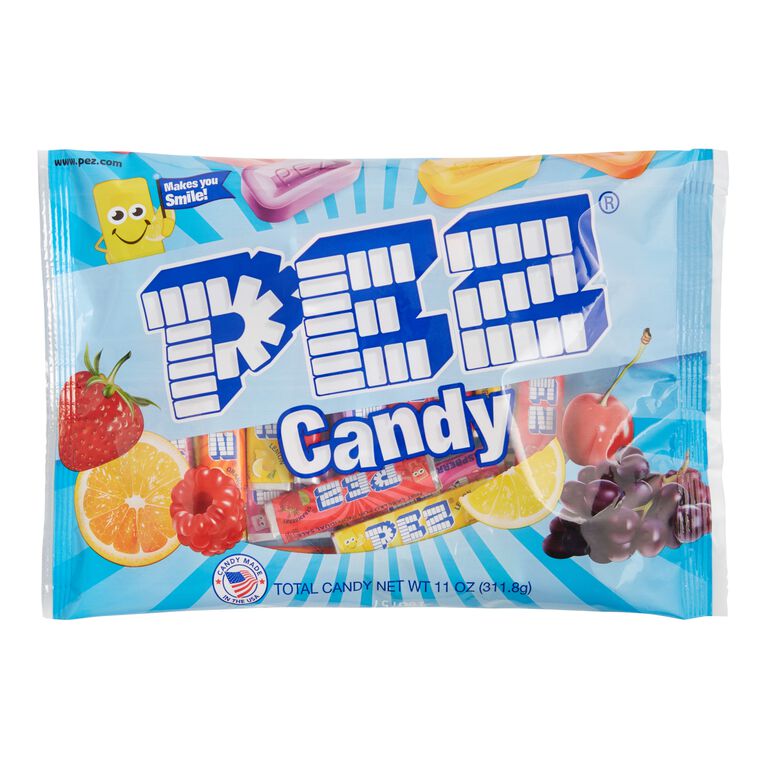 Pez Assorted Fruit Candy Refills Bag image number 1