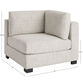 Hayes Cream Track Arm Modular Sectional Corner End Chair image number 5