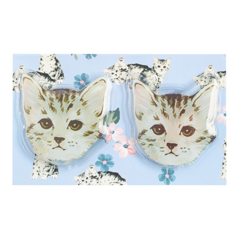 2 Pack Reusable Cat Gel Eye Masks Set of 2 image number 1