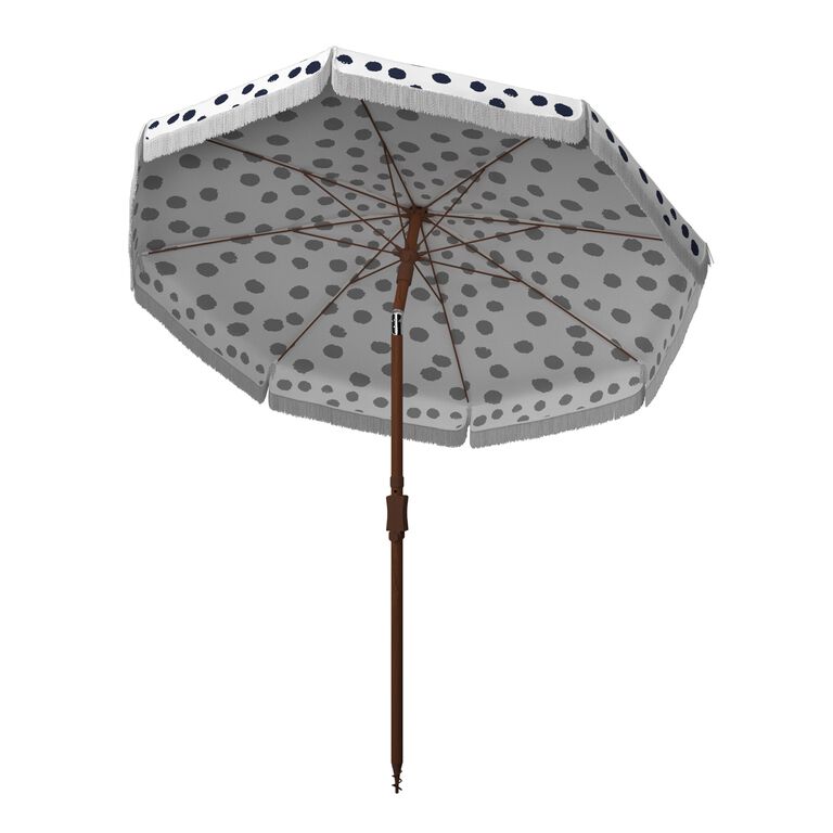 Polka Dot 6.5 Ft Tilting Patio Umbrella image number 3
