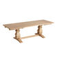 Avila Washed Natural Wood Extension Dining Table image number 0