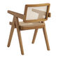 Lana Rattan Cane and Wood A Frame Dining Chair Set of 2 image number 3