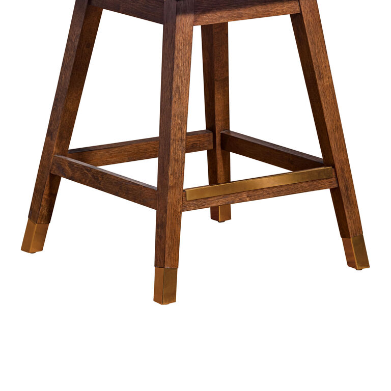 Albion Taupe Upholstered Swivel Counter Stool image number 5