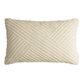 Oversized Ivory Angled Stripe Lumbar Pillow image number 0