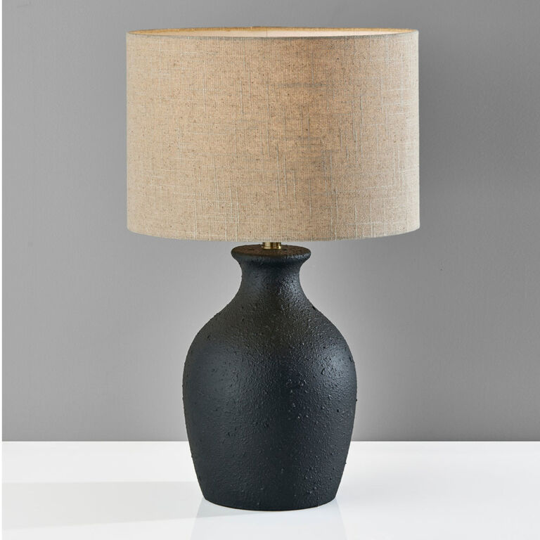 Bazely Textured Ceramic Jug Table Lamp image number 3