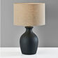 Bazely Textured Ceramic Jug Table Lamp image number 2