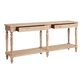 Everett Long Weathered Natural Wood Foyer Table image number 3