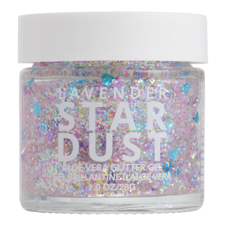 Lavender Stardust Glitter Pot Face, Hair and Body Gel image number 1