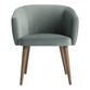 Chelsea Curved Back Upholstered Dining Armchair image number 2