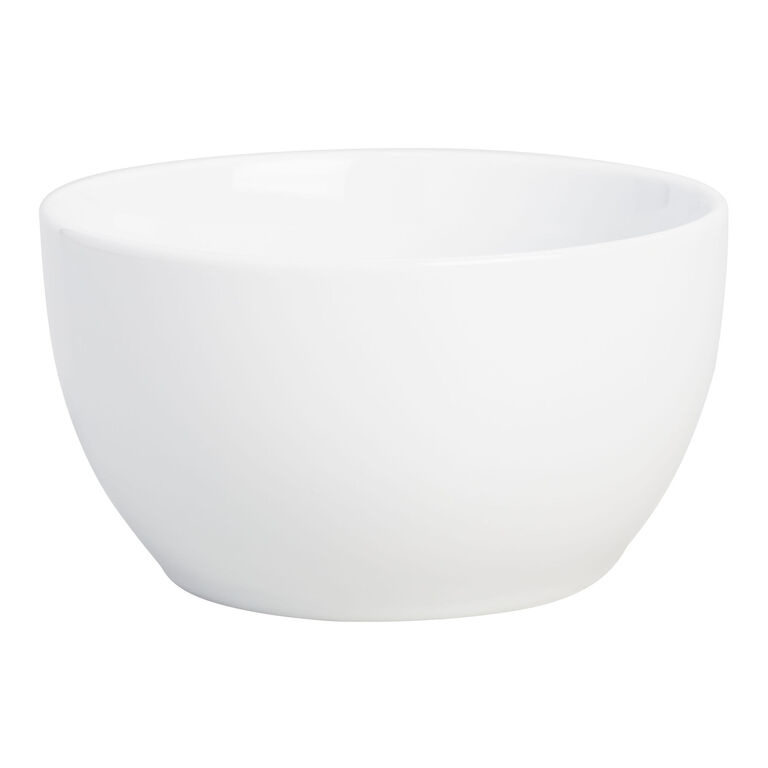 Coupe White Porcelain Cereal Bowl Set Of 4 image number 1