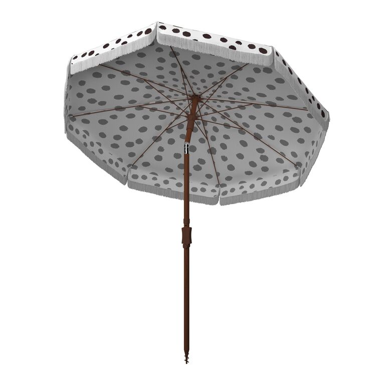 Polka Dot 6.5 Ft Tilting Patio Umbrella image number 3