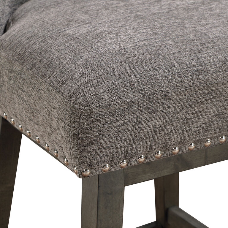 Maryon Upholstered Swivel Counter Stool image number 5