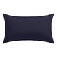 Sunbrella Navy Canvas Outdoor Lumbar Pillow image number 0