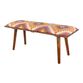 Alsea Multicolor Diamond Upholstered Bench image number 0
