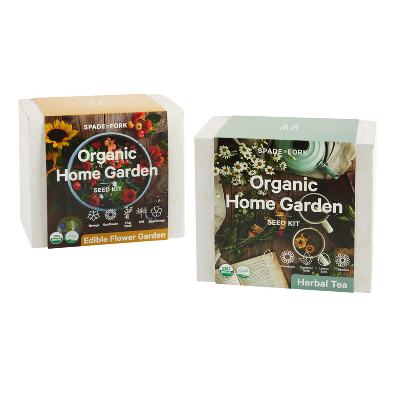 Spade To Fork Organic Home Garden Seed Grow Kit image number 1