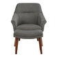 Cairo Upholstered Chair and Ottoman Set image number 1