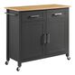Fairview Wood Shaker Style Kitchen Cart image number 0