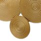 Gold Hammered Bubble Plate Wall Decor image number 3