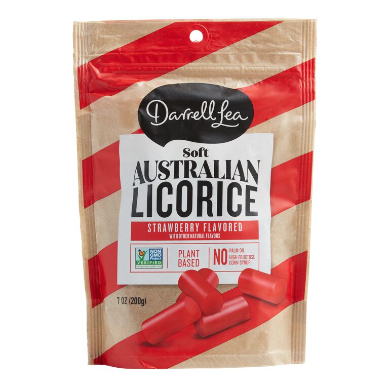Darrell Lea Strawberry Soft Australian Licorice image number 1