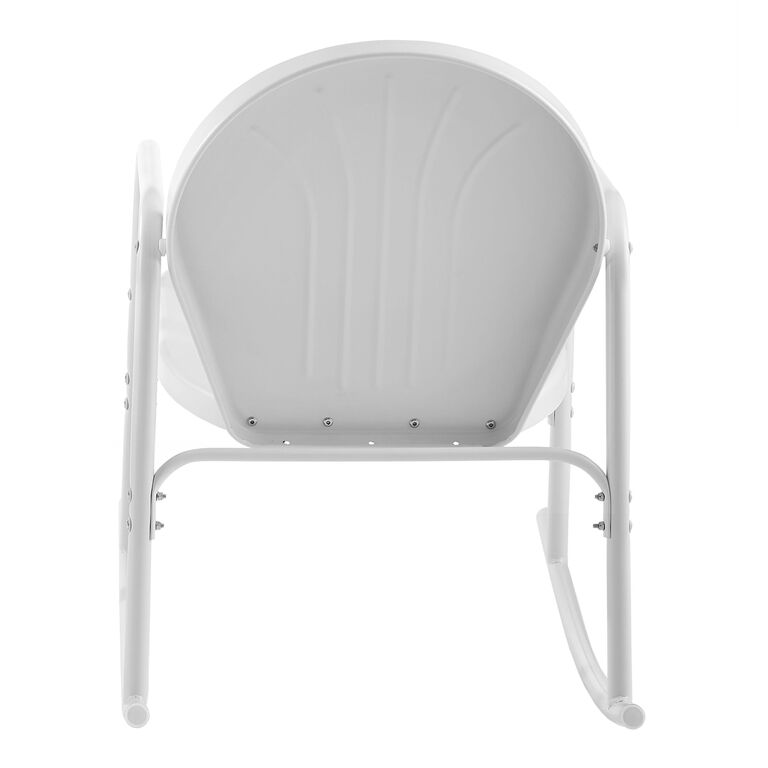 Ensley Modern Metal Outdoor Chair Set Of 2 image number 5