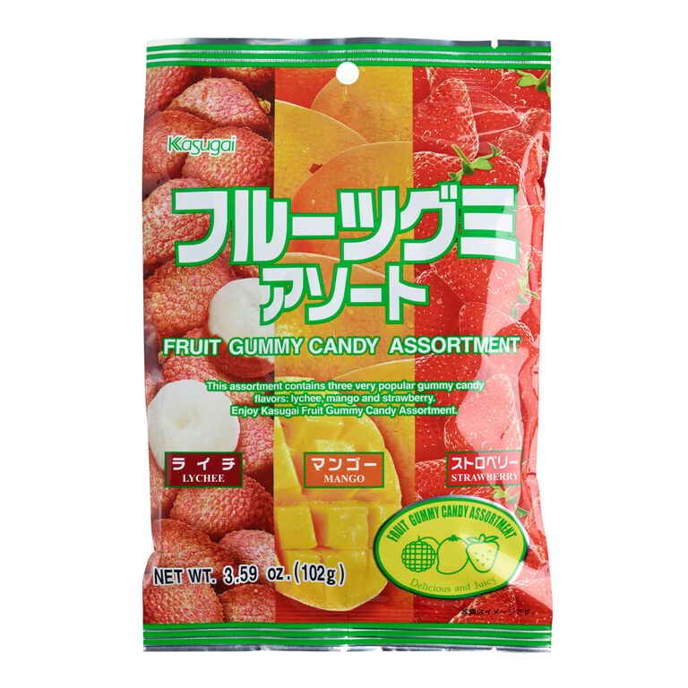 Kasugai Fruit Gummy Candy image number 1