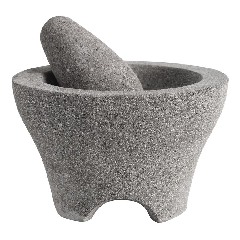 Lava Stone Mortar and Pestle image number 1