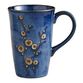 Cherry Blossom Blue Porcelain Mug Set Of 6 image number 0