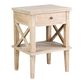 Nora Natural Wood Nightstand image number 0