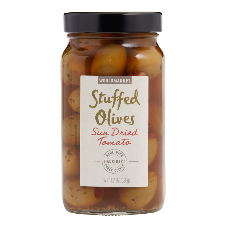 World Market® Sundried Tomato Stuffed Green Olives image number 1