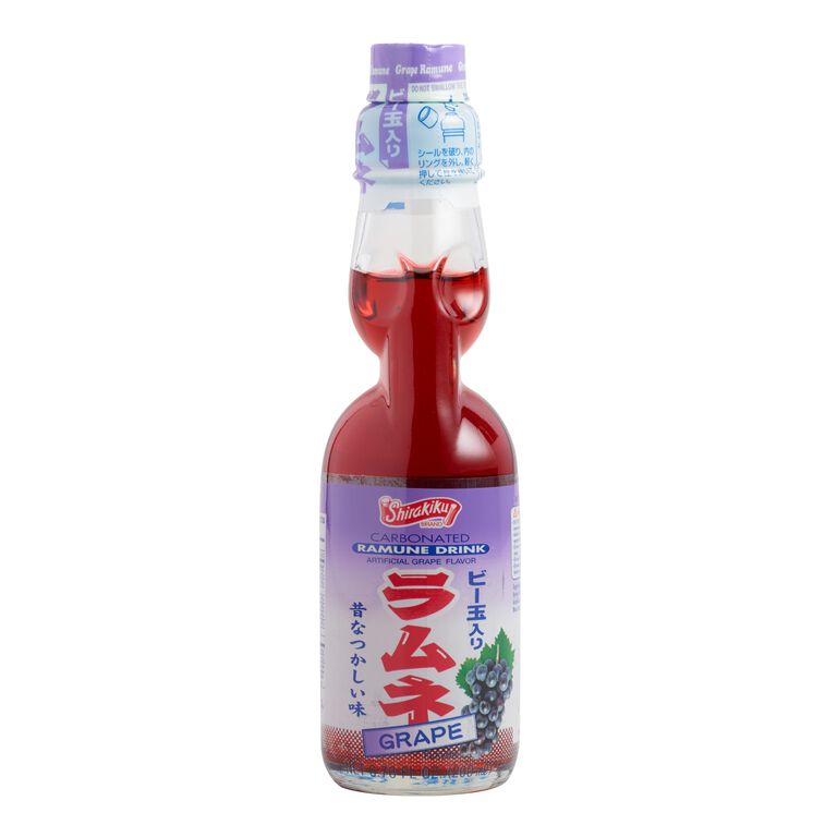 Shirakiku Grape Ramune Soda image number 1