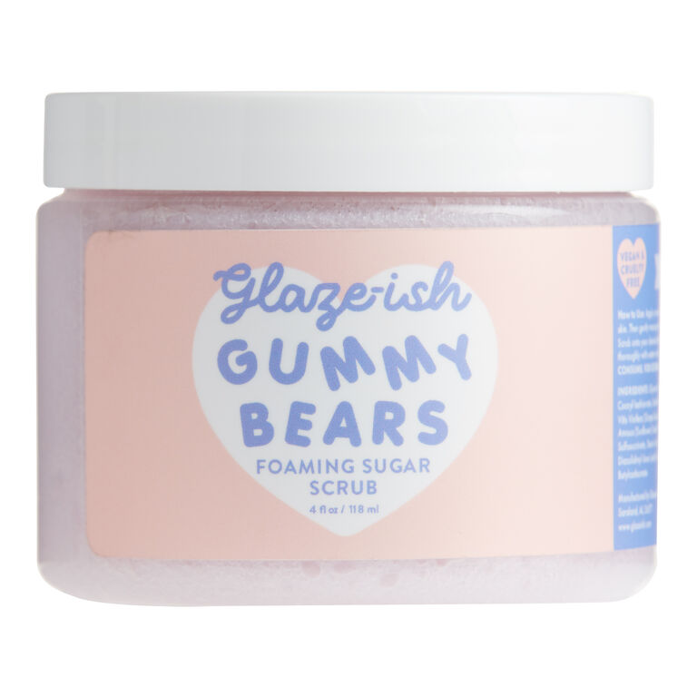 Glaze-ish Gummy Bears Foaming Sugar Scrub image number 1