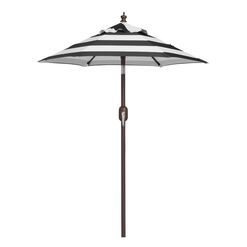 Striped 5 Ft Replacement Umbrella Canopy
