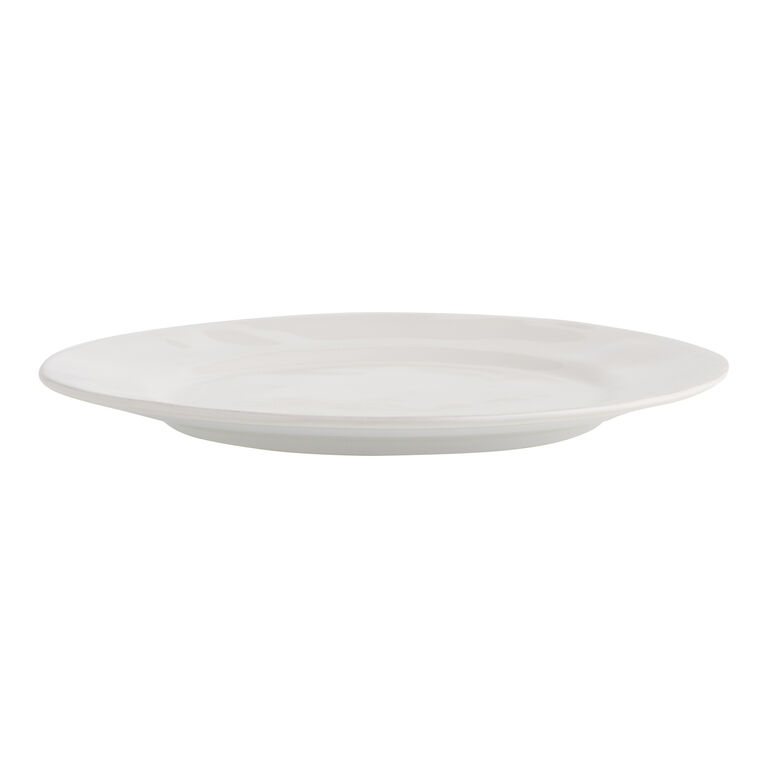 Prado White Reactive Glaze Dinner Plate image number 3