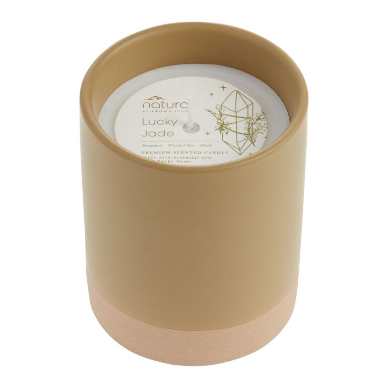 Lucky Jade Two Tone Ceramic Scented Candle image number 1