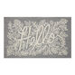 Rifle Paper Co. Gray Hello Wool Area Rug image number 0