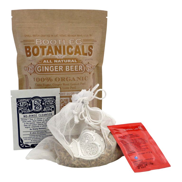 Bootleg Botanicals Ginger Beer Making Refill Kit image number 1