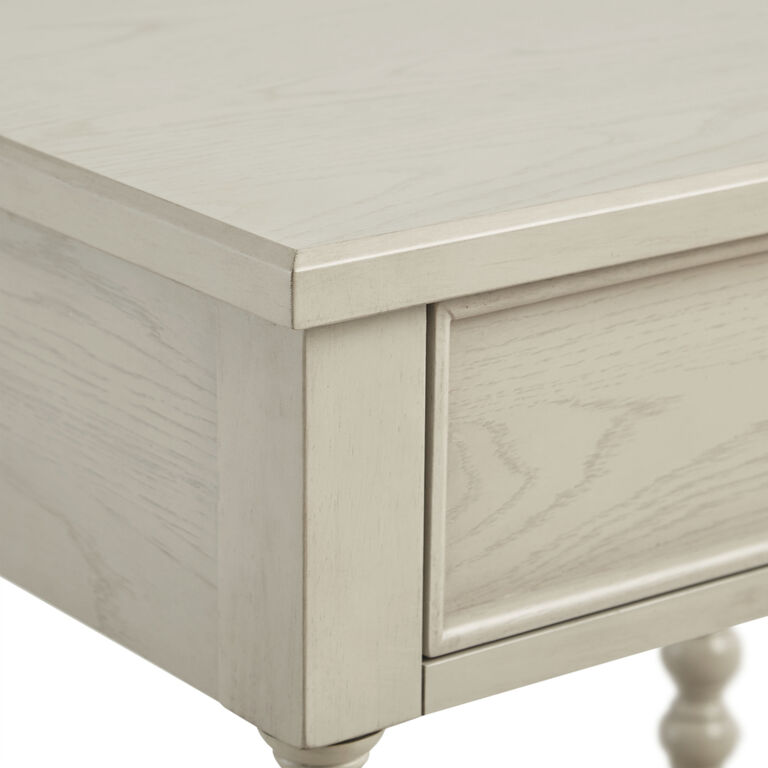 Turned Leg Nightstand with Drawer image number 6