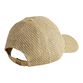 Natural Straw Two Tone Striped Baseball Cap image number 2